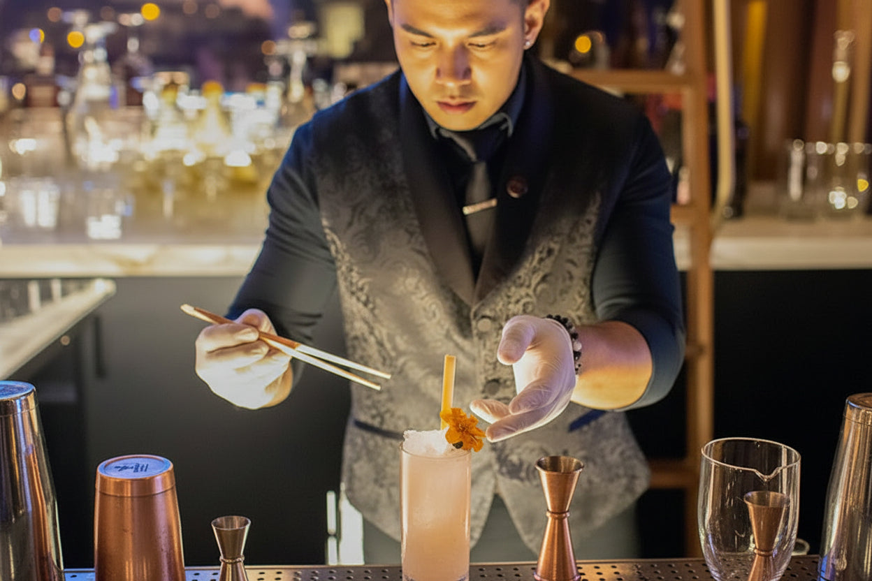 custom restaurant bartender uniform design for hotel casino and bar staff by kaptva apparel professional bar staff uniforms