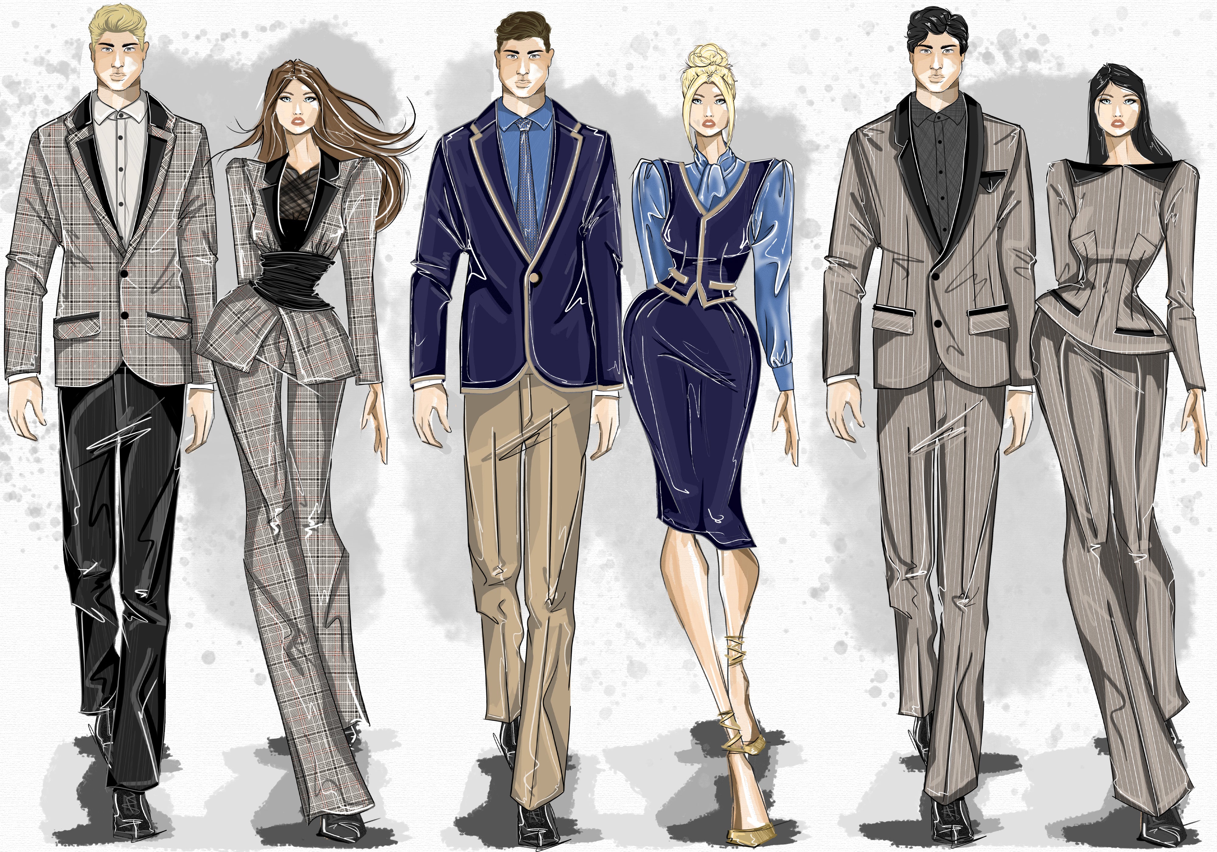 front desk uniform design hotel, casino, restaurant, and hospitality uniform design and manufacturing for cocktail server, hostess, front desk, dealer, and swim uniforms. KAPTVA Apparel