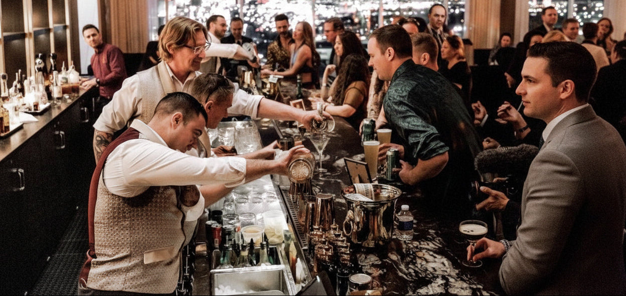 Custom bartender uniform designed for guest-facing bar service and brand consistency in hospitality environments
Bartender wearing a tailored hospitality uniform engineered for durability, comfort, and polished presentation