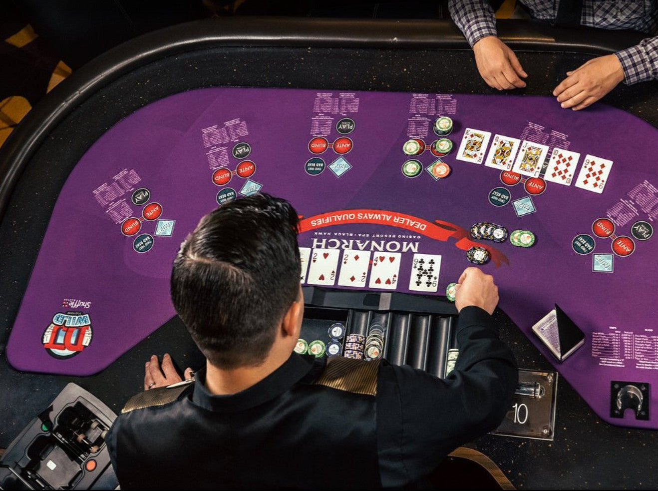 custom dealer uniform programs for casino. uniform design for hospitality staff for the front of house teams