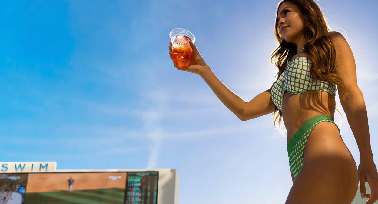 Custom resort uniform designed for outdoor guest service and brand consistency in hospitality environments
Resort and swim staff wearing tailored performance uniforms engineered for durability, comfort, and polished presentation